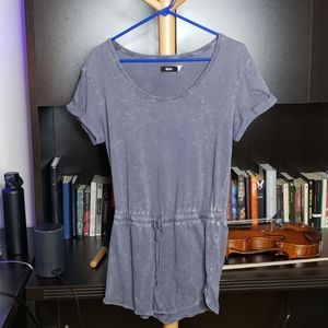 Urban Outfitters Faded Blue Romper Size Sm…